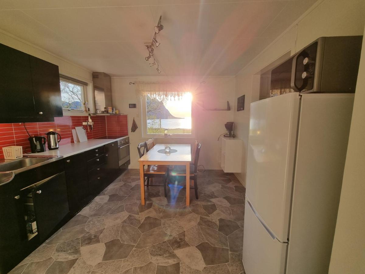 Nappstraumen Seaview Holiday Home Haug Bagian luar foto