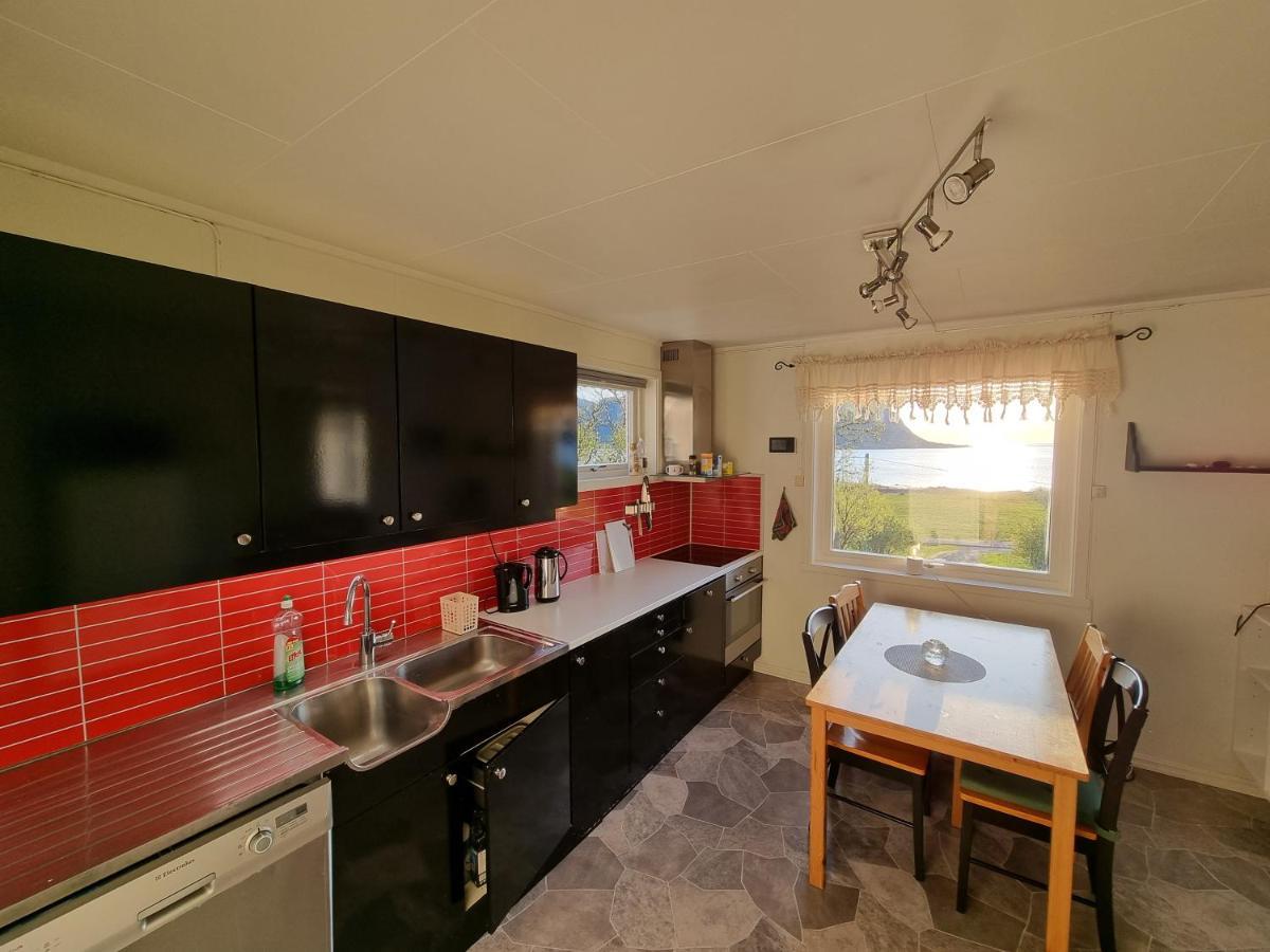 Nappstraumen Seaview Holiday Home Haug Bagian luar foto